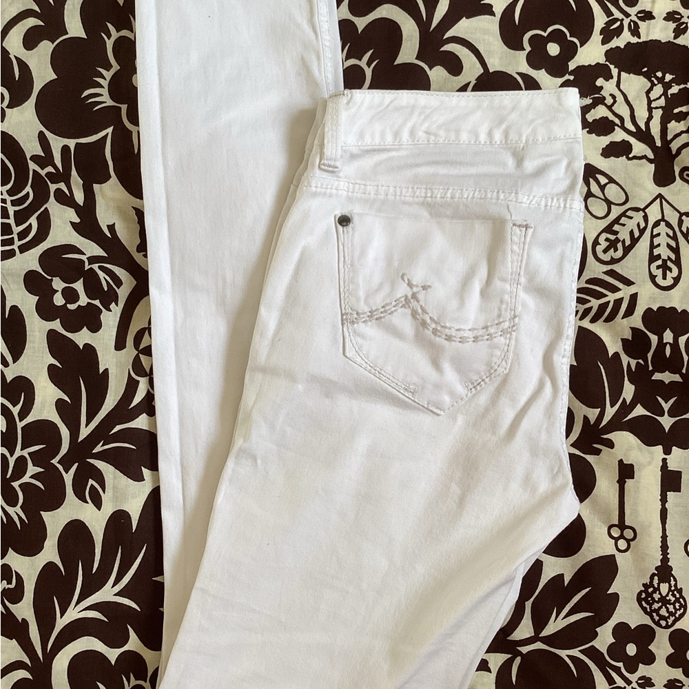 💗 UNIONBAY white stretch jeans twill 30” waist lightweight
